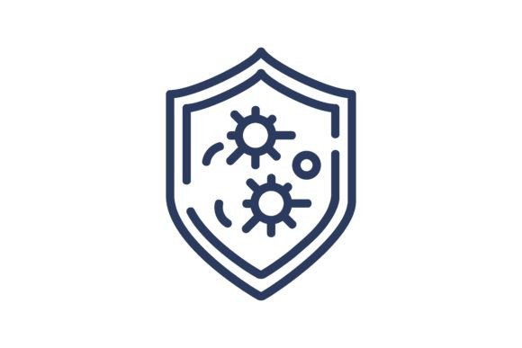 Download Antivirus Protection Thin Line Icon. Flu - Flu Collection
