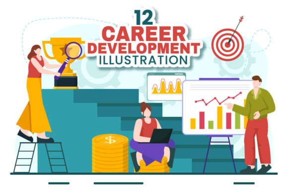 Download 12 Career Development Illustration - Care Collection