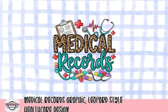 Download Medical Records Graphic, Leopard Style Healthcare Design - Care Collection