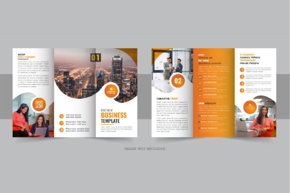Download Business Trifold Brochure Design Layout - Premium Bundle