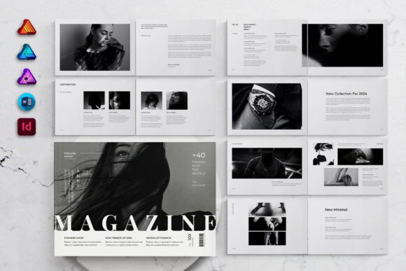 Download Magazine Design Landscape - Premium Resources